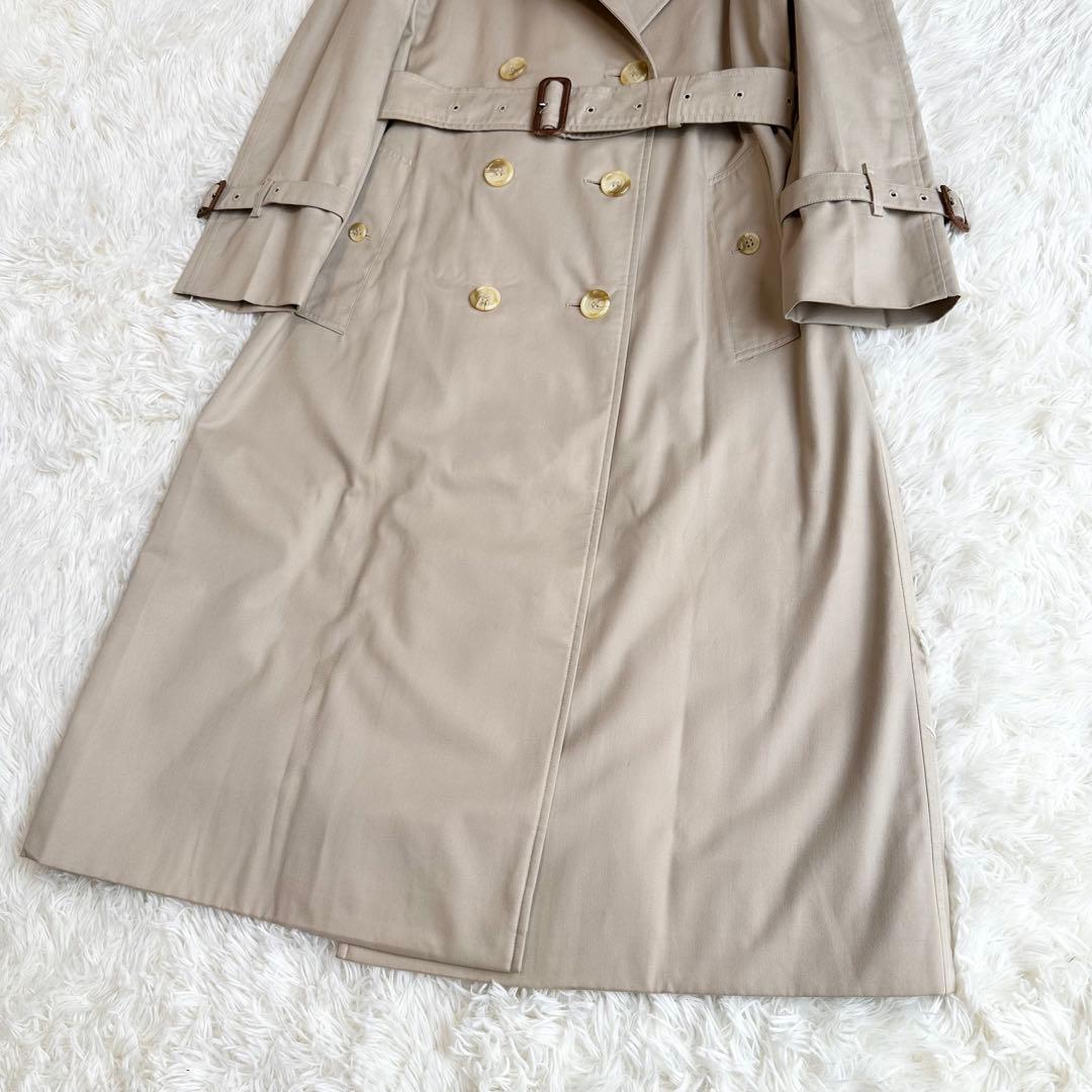 極美品 バーバリーズ トレンチコート ハニーベージュ ノバチェック ヴィンテージ