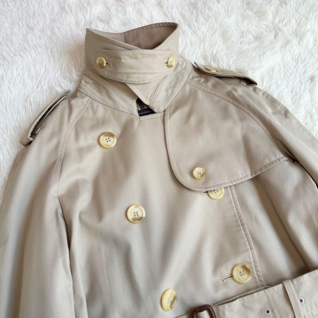 極美品 バーバリーズ トレンチコート ハニーベージュ ノバチェック ヴィンテージ