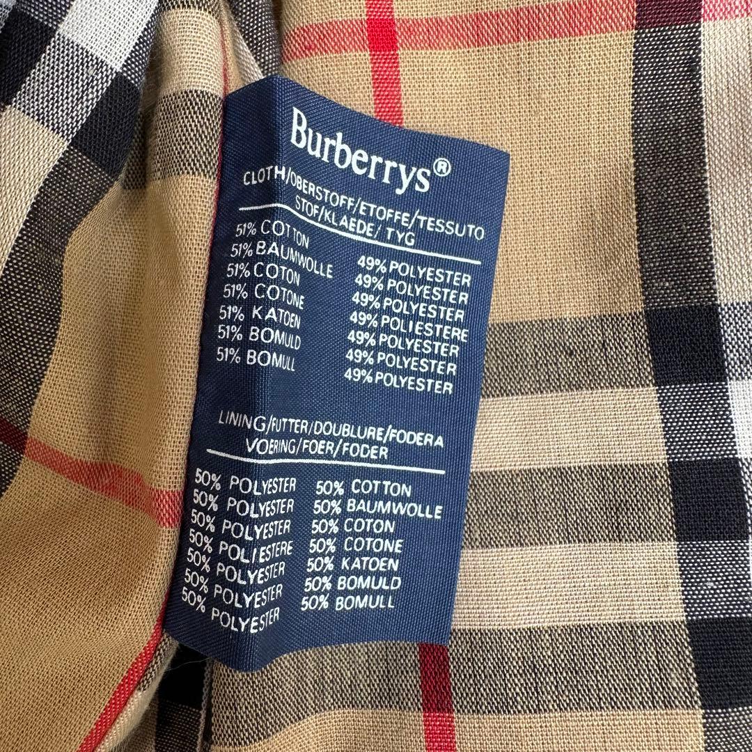 極美品 バーバリーズ トレンチコート ハニーベージュ ノバチェック ヴィンテージ