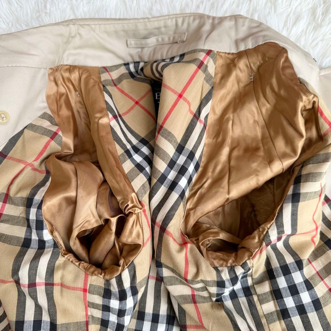 極美品 バーバリーズ トレンチコート ハニーベージュ ノバチェック ヴィンテージ