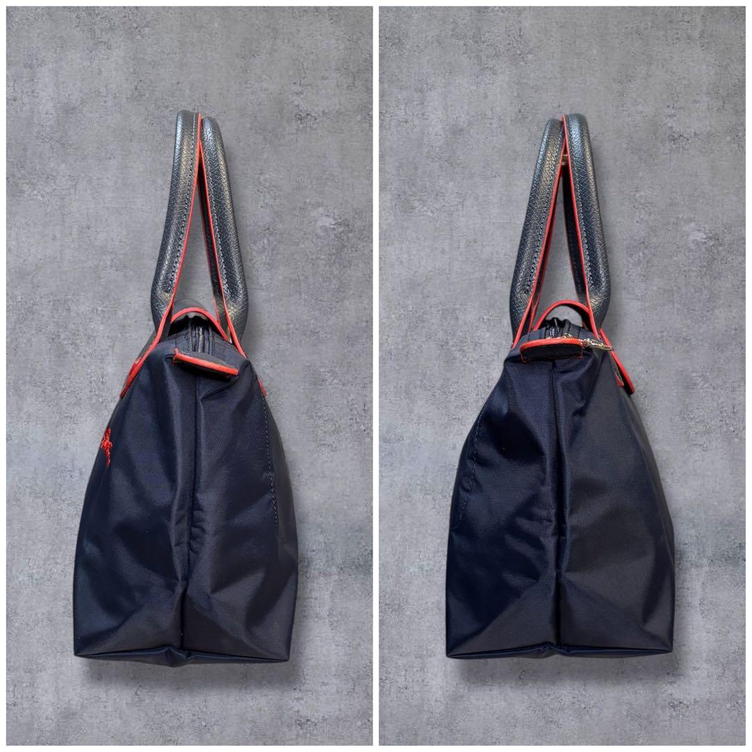 【新品・超希少】ロンシャン トートバッグ ルプリアージュ ネイビー 70周年記念