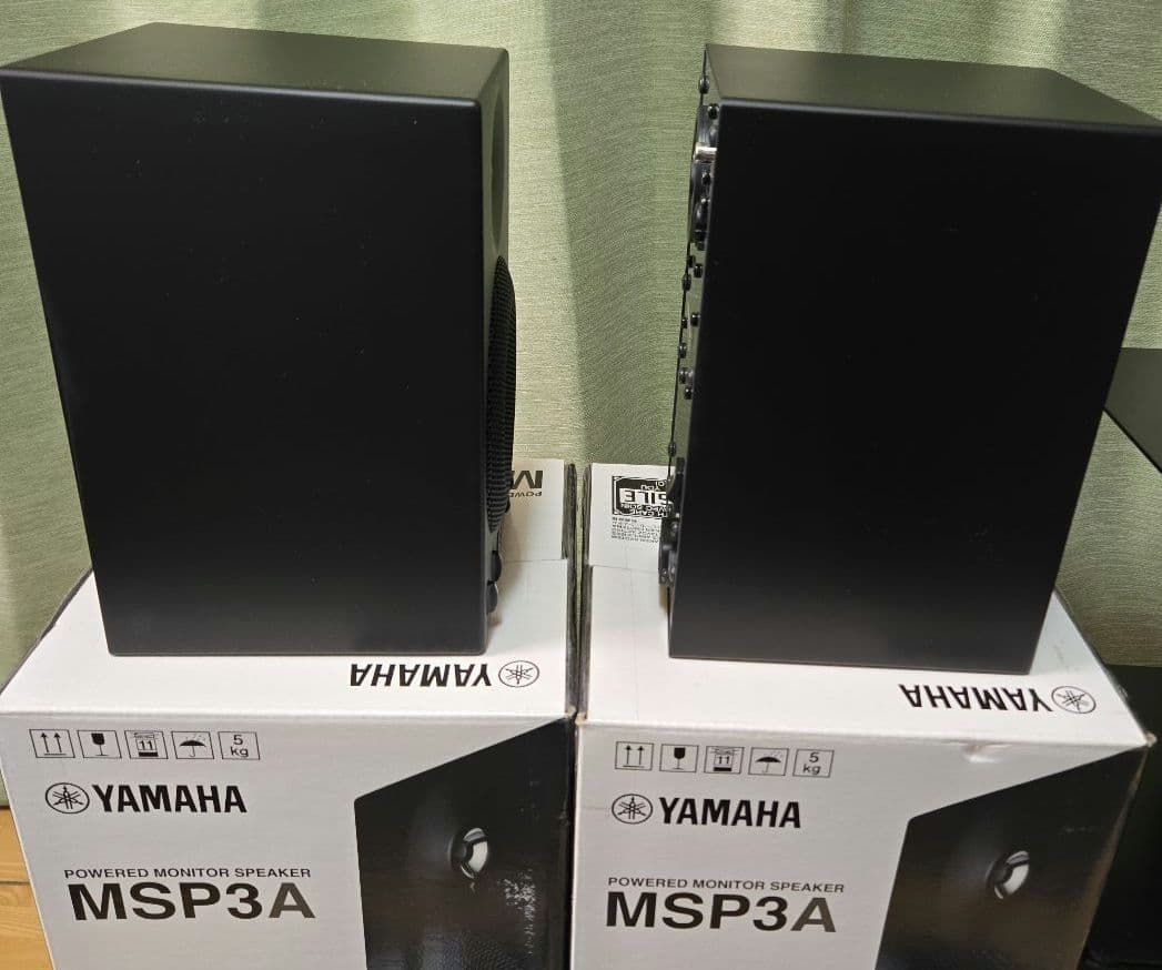 Yamaha MSP3A パワードモニタースピーカー 2台 スタンド付