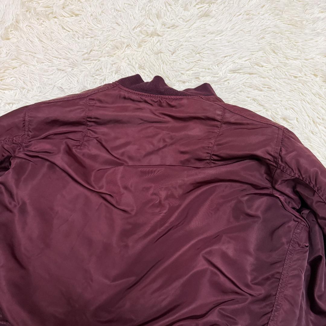 【レア】希少カラー★80s旧タグ USA製 ALPHA MA-1 ボルドー M