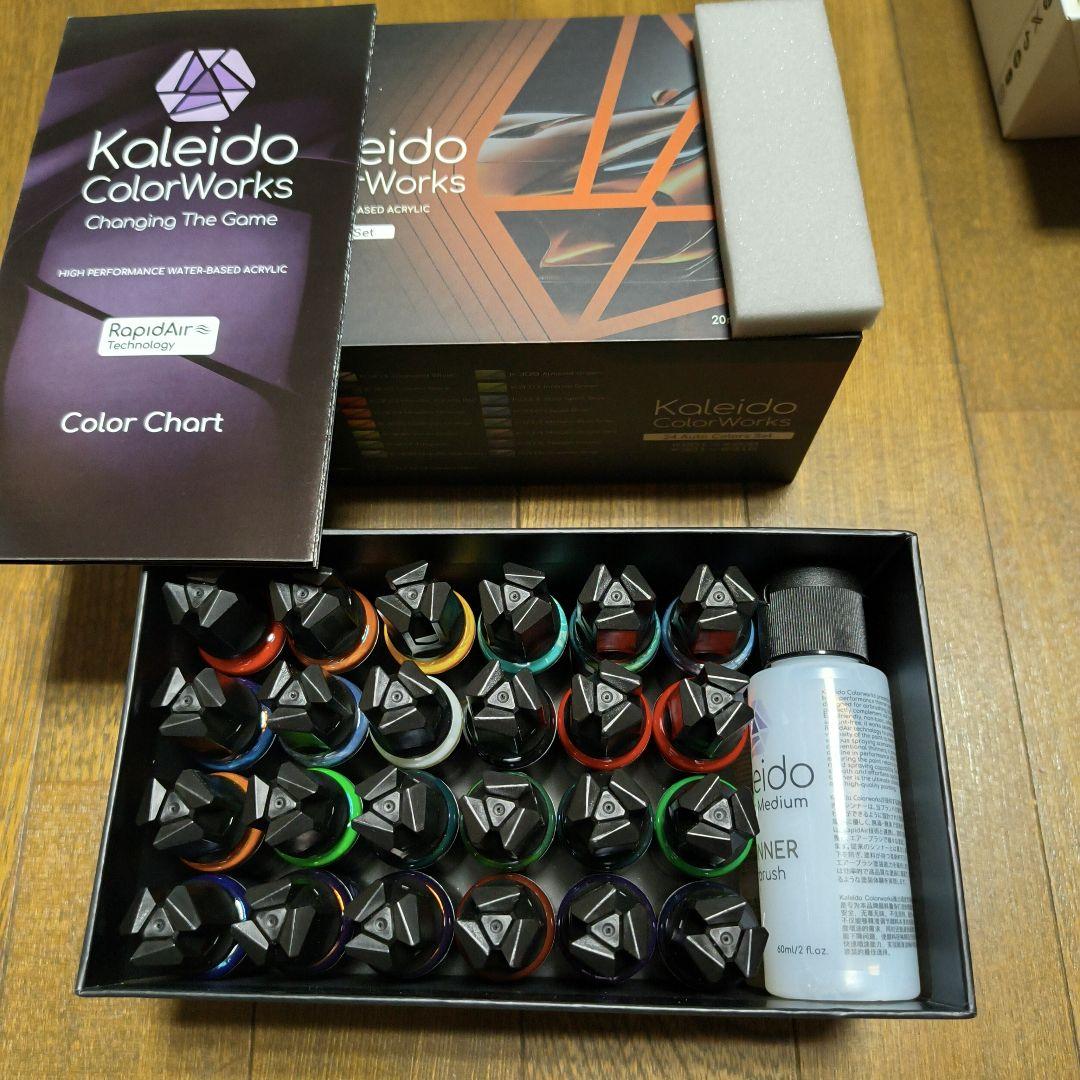 【新品】Gaahleri Kaleido 水性アクリル塗料 24色×２セット他