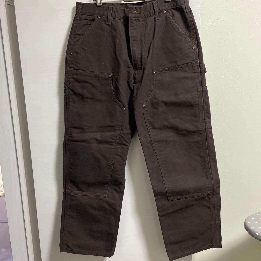 Carhartt ダークブラウン カーゴパンツ