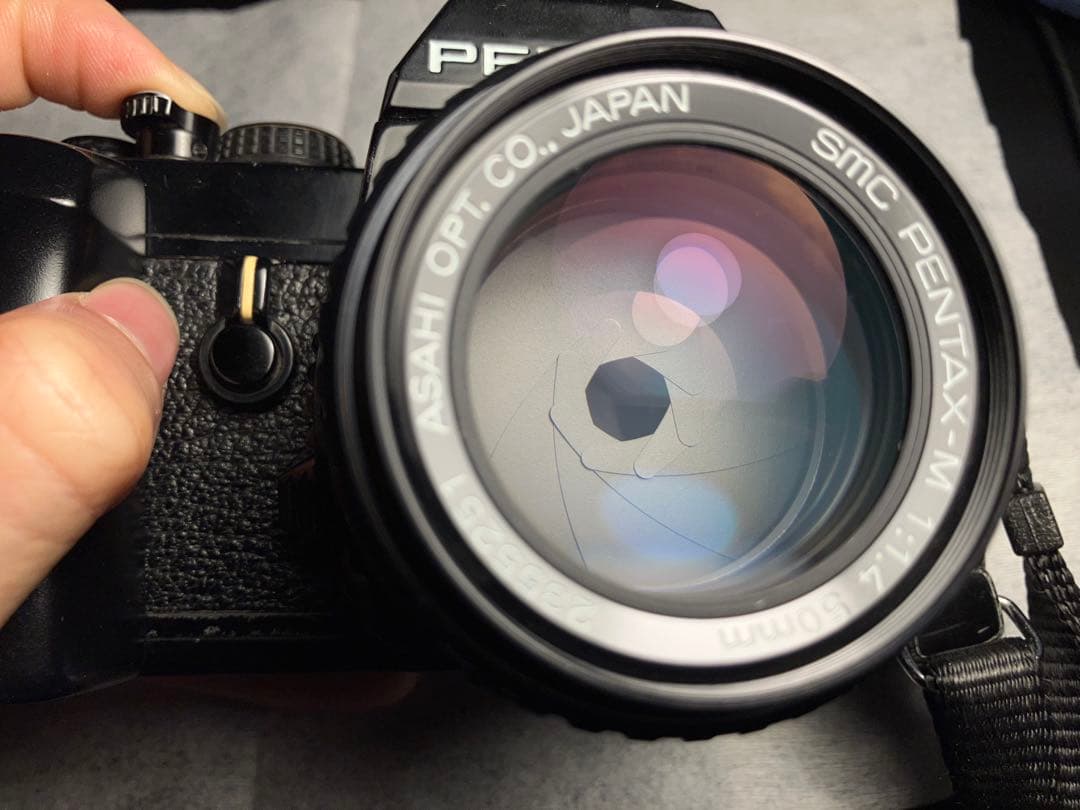 整備済 初期型 pentax lx +50 1.4 レンズ フールセット