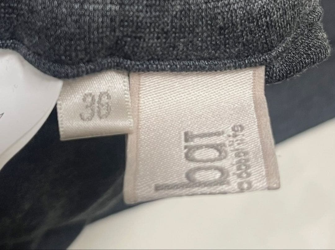 【新品タグ付】adabat アダバット ゴルフスカート チャコールグレー36