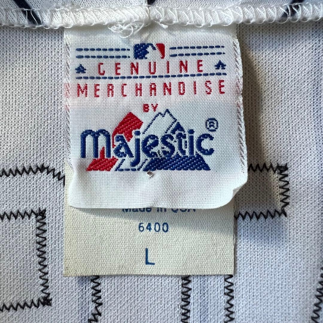 【usa製、松井秀喜#55】Majestic MLBヤンキースゲームシャツ野球