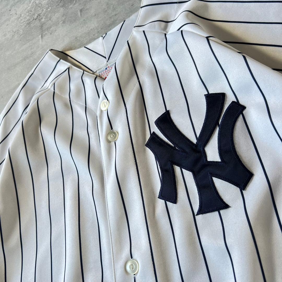 【usa製、松井秀喜#55】Majestic MLBヤンキースゲームシャツ野球