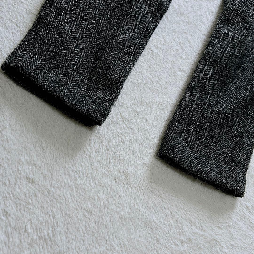 BEAMS Harris Tweed ウールスラックス　ヘリンボーン　厚手　冬