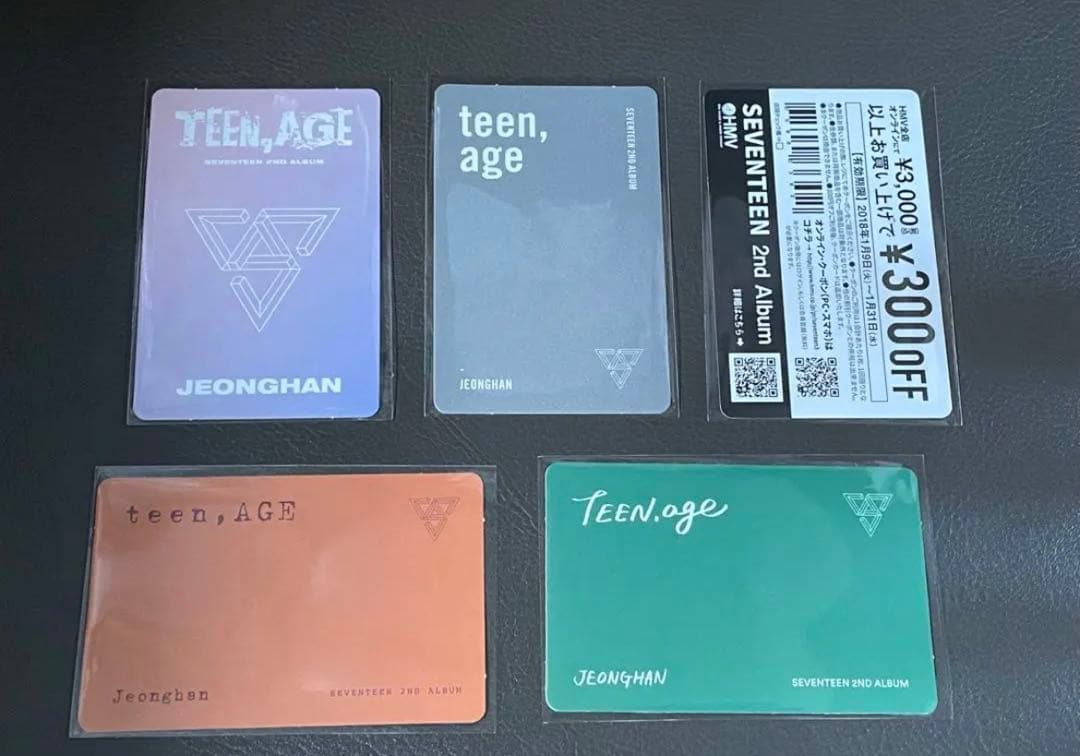 SEVENTEEN セブチ ジョンハン teen age トレカセット