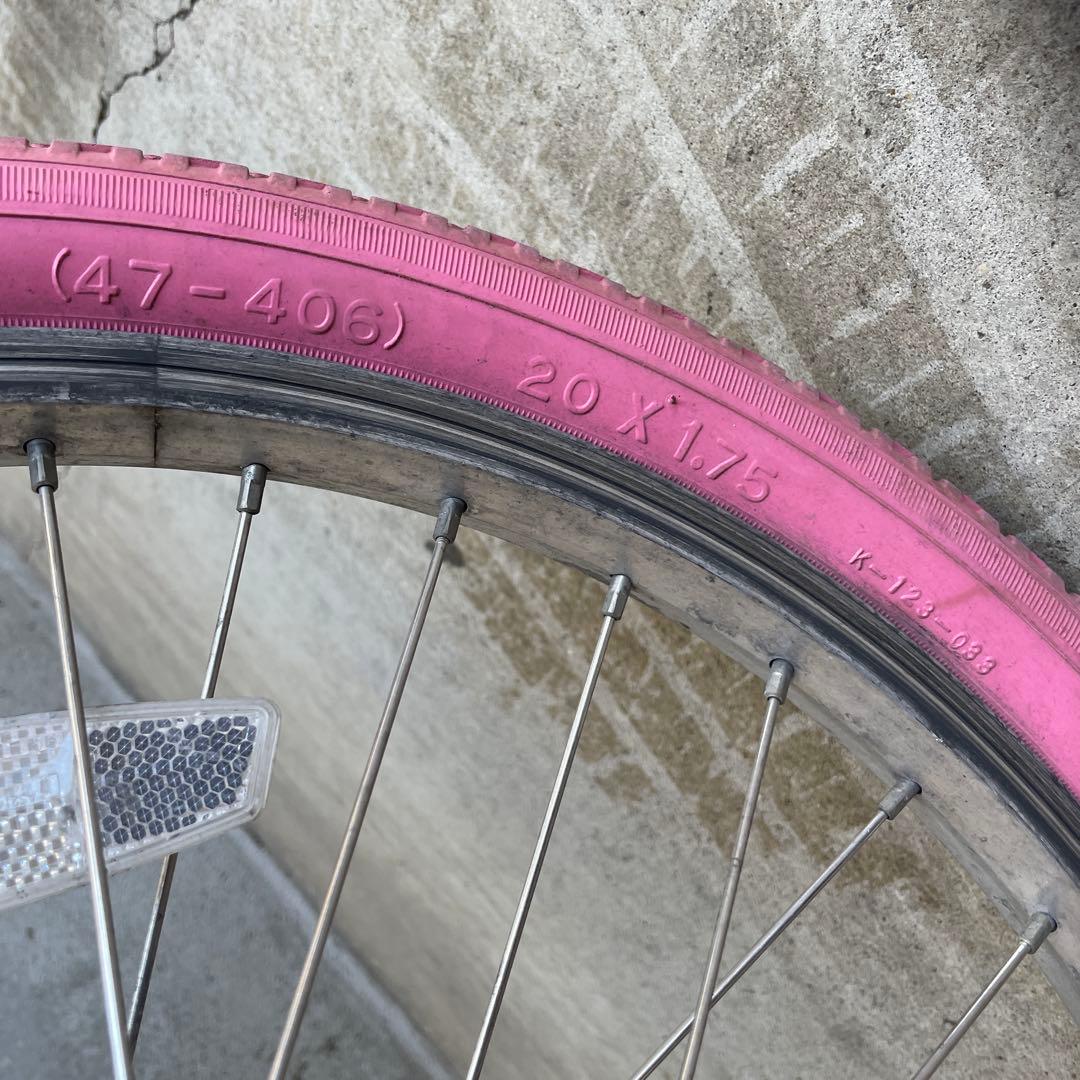 キッズ自転車 20インチ 水色 ピンク 8段変速⭐︎手渡し⭐︎