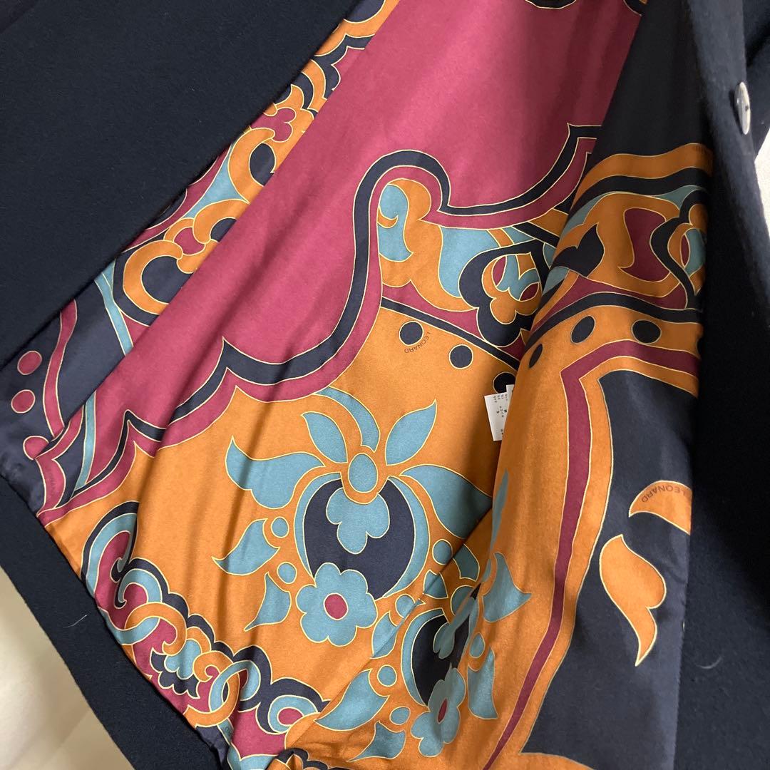 charlynさま専用♡最終価格♡レオナール　カシミヤ混ハーフコート