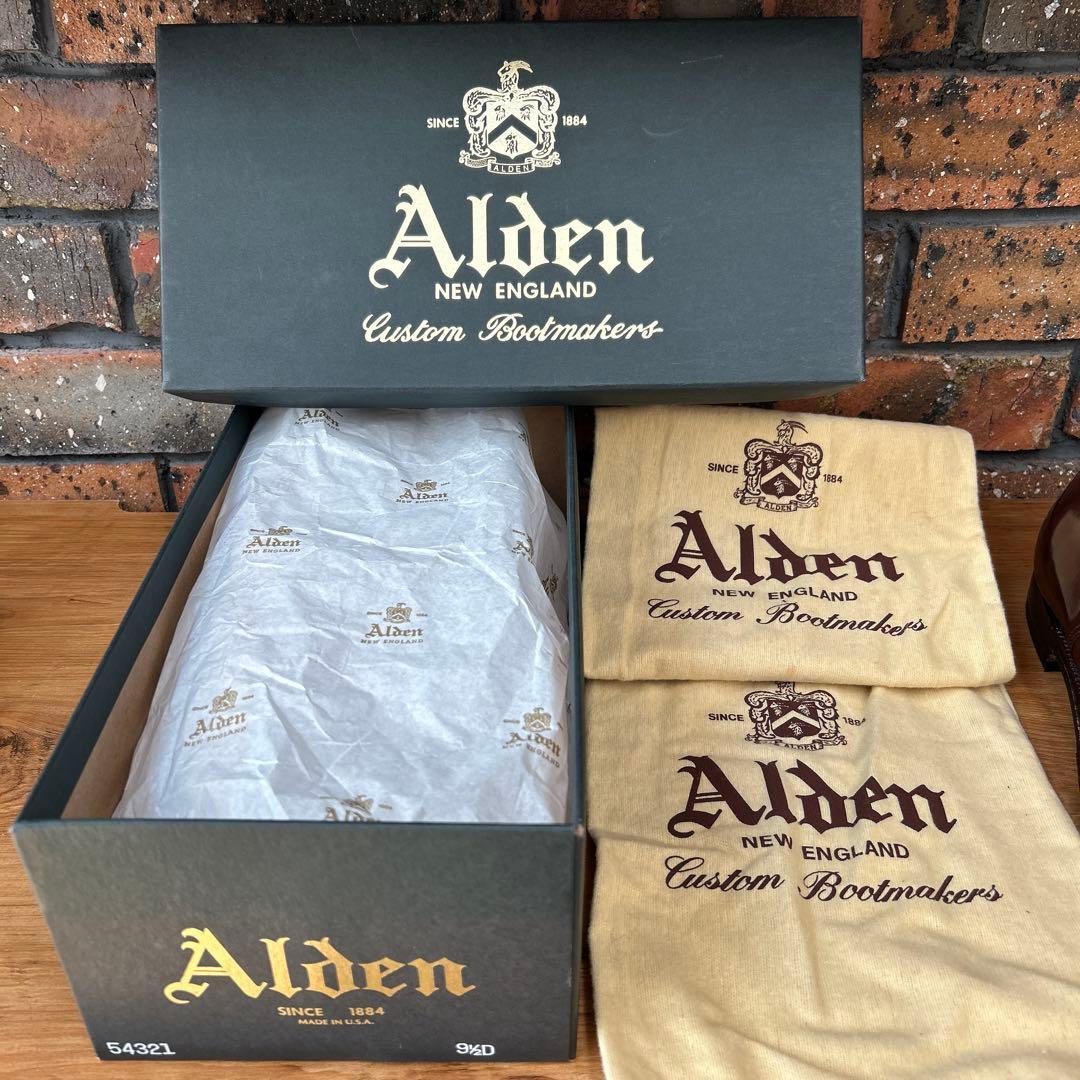 alden 54321 オールデン　Vチップ　コードバン　バーガンディ