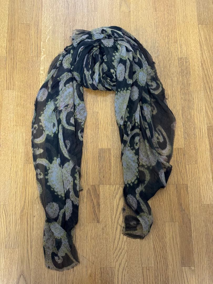 if six was nine ペイズリープリントストール