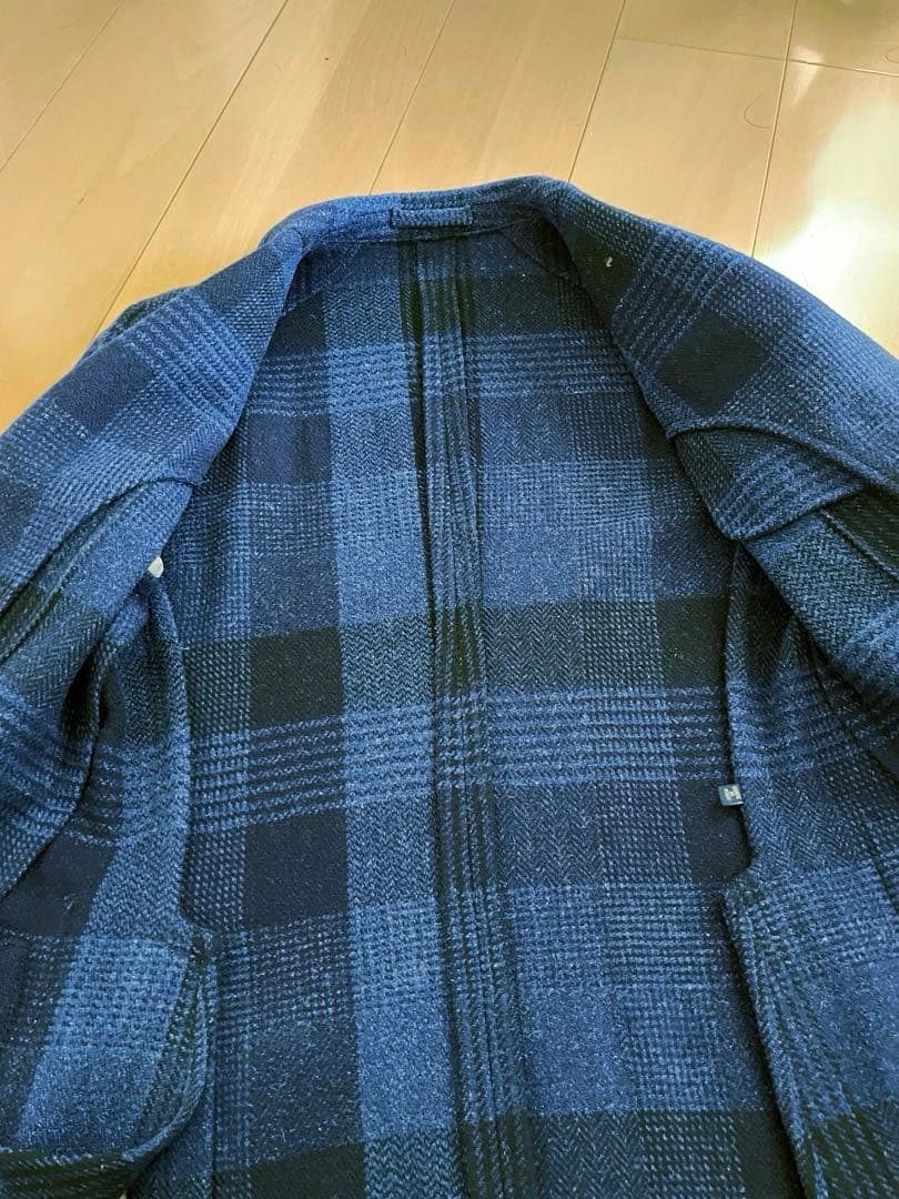 【C.】ラルディーニのウールジャケット　サイズ４6 ウインドペーン柄