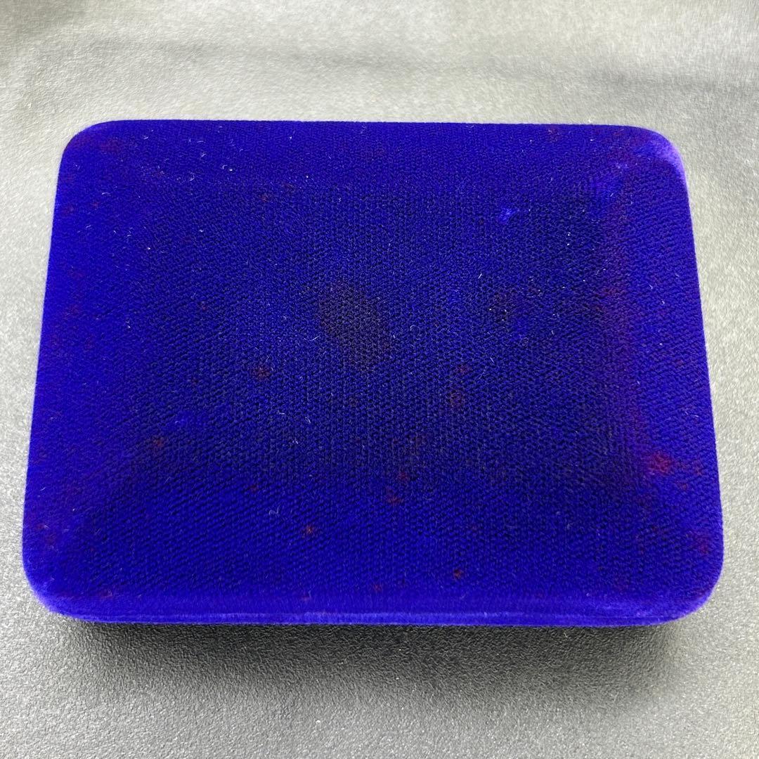 あやめ123 14金ホワイトゴールド　東急　ラピスラズリ？　ネクタイピン