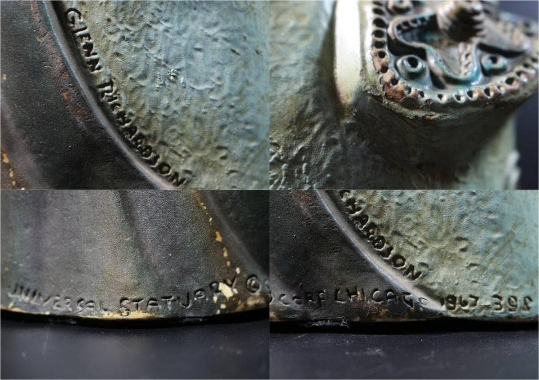 UNIVERSAL STATUARY CHICAGO 1960年代 石膏オブジェ