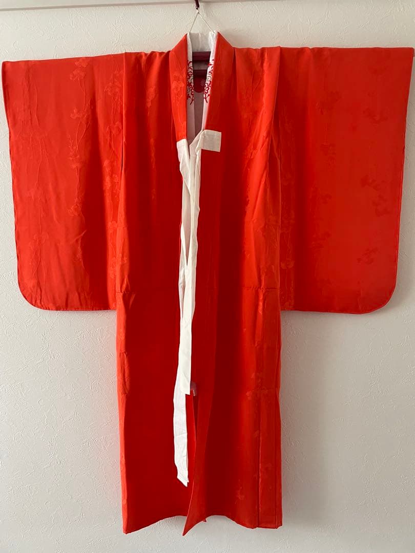 七五三　7歳　正絹　色無地　お着物セット