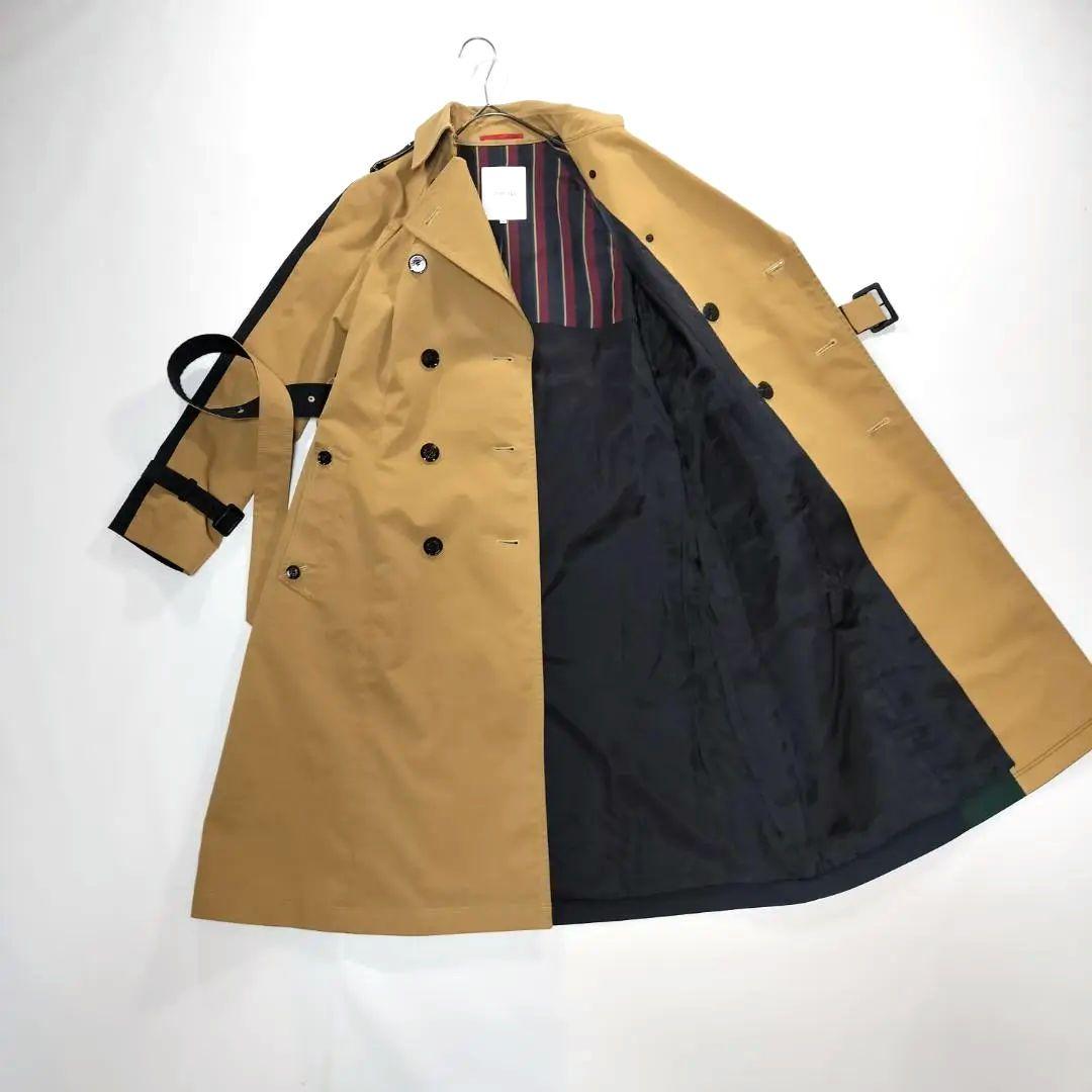 LOVELESS ラブレス カラーブロックトレンチコート サイズ34
