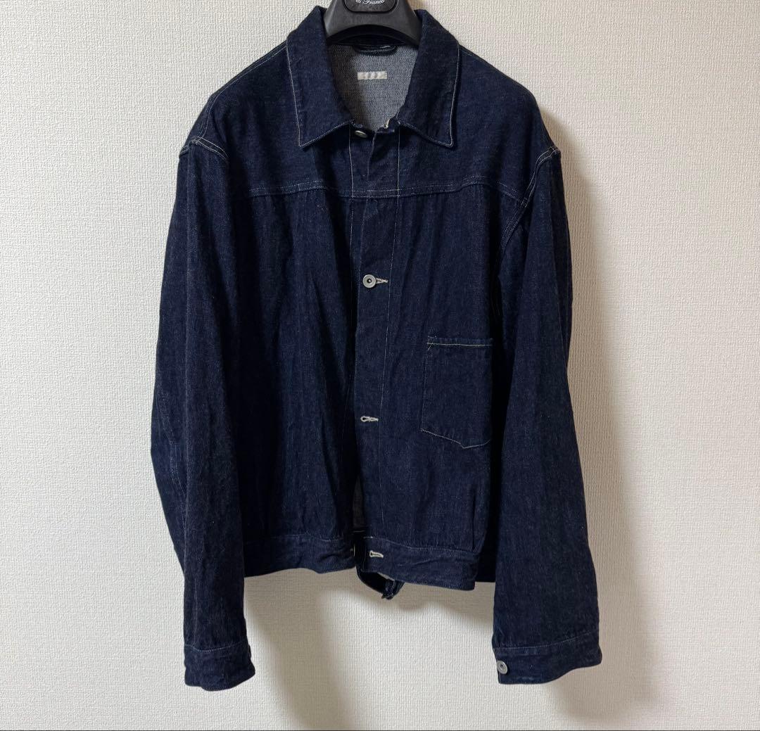 24SS COMOLI デニムジャケット サイズ4 ネイビー コモリ
