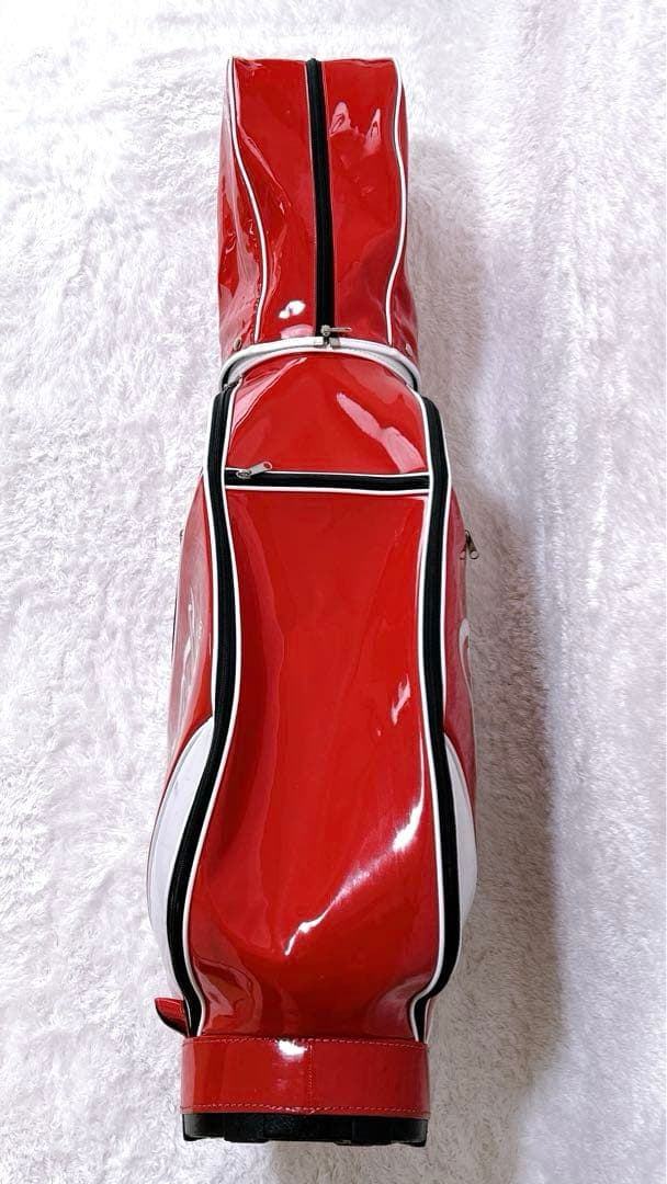 希少✨CocaCola キャディバッグ ゴルフバッグ　レッド　ロゴマーク