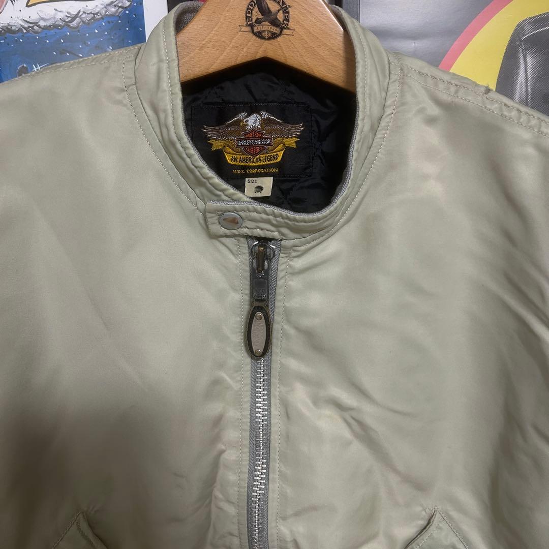 ハーレーダビッドソン MA-1ルック ワッペンジャケット