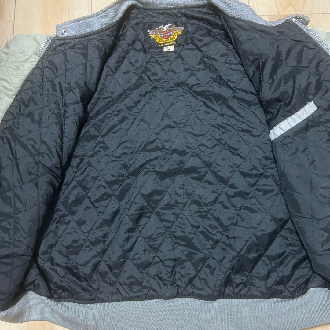 ハーレーダビッドソン MA-1ルック ワッペンジャケット