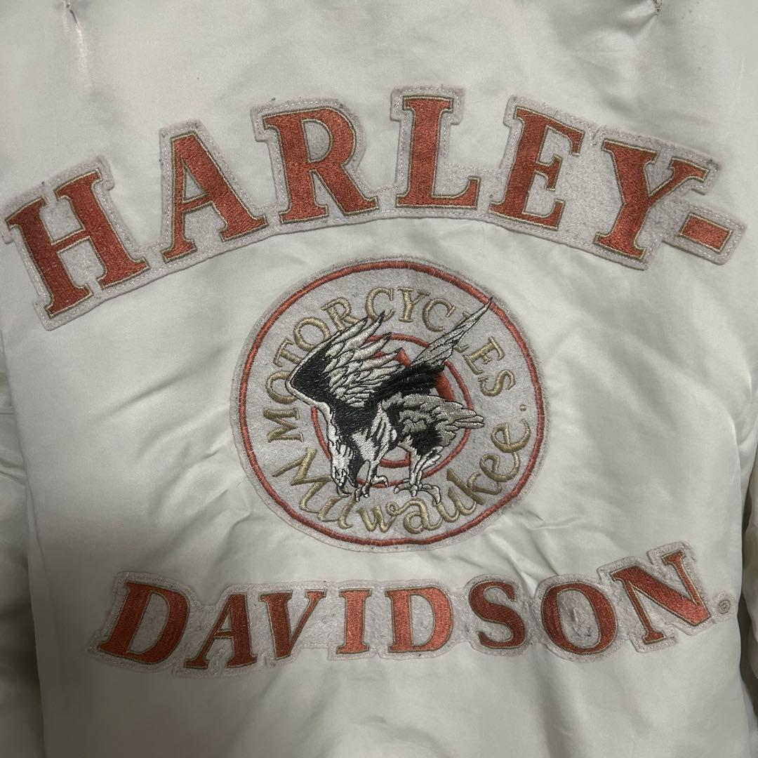 ハーレーダビッドソン MA-1ルック ワッペンジャケット