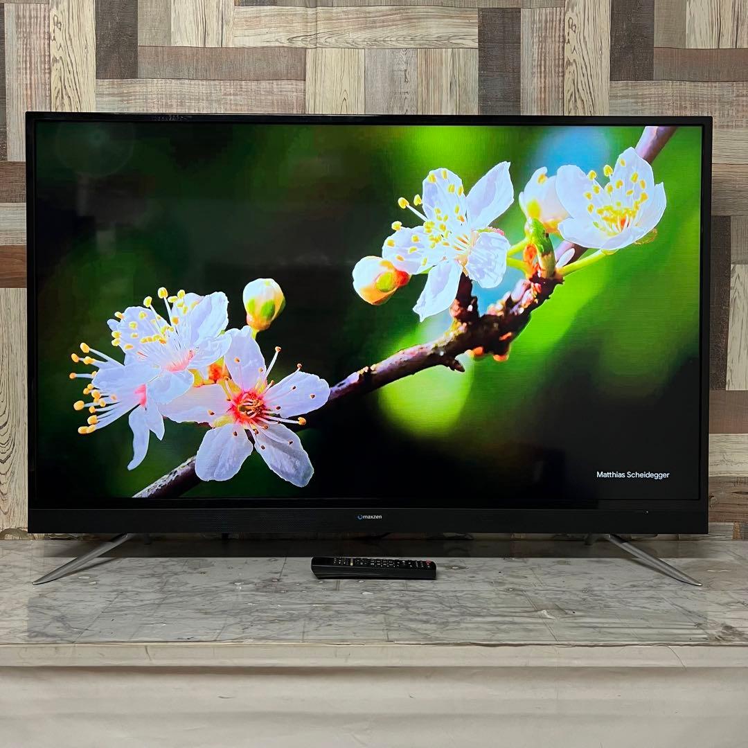 即日受渡❣️全国送料込MAXZEN50V型ゲームモード&外付HDD録画対応