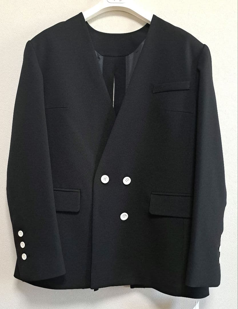 【未使用】Cygne　ロングジャケット　3シーズン 　ブラック　シーニュ