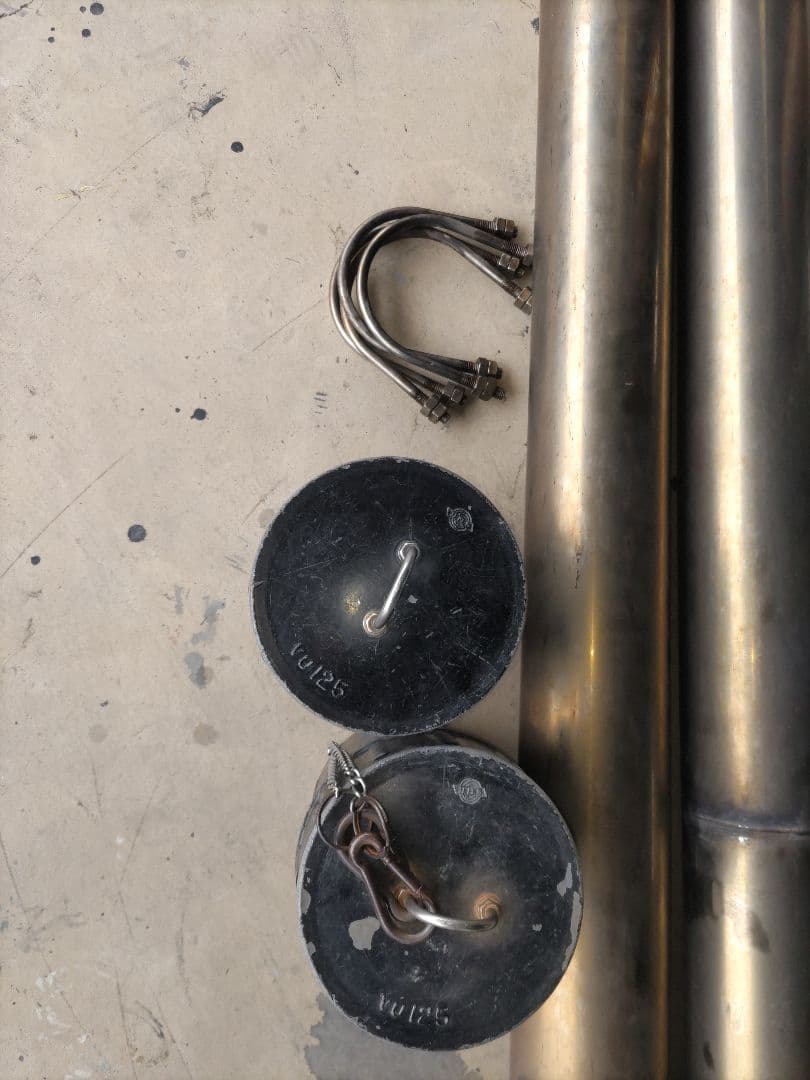 マフラー　煙突マフラーとやぐらセット