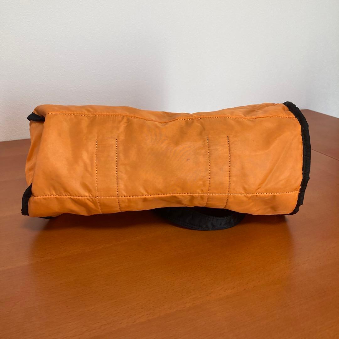 PORTER ドラムバッグ ブラック オレンジ