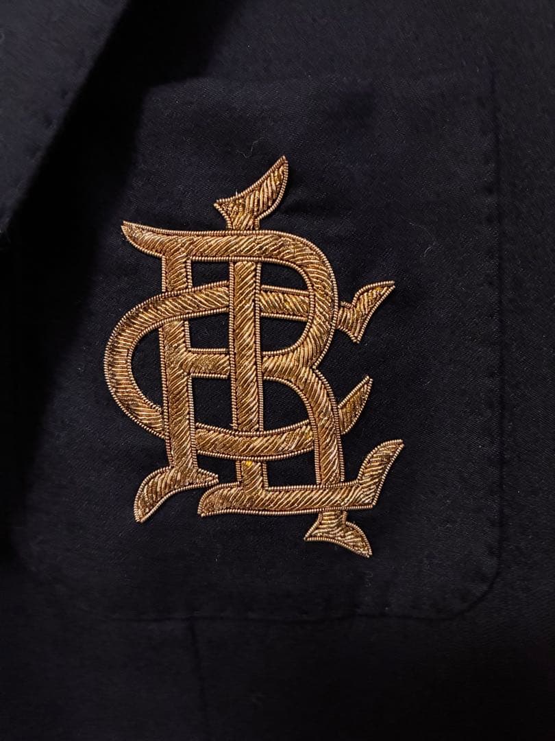 【極美品】ポロラルフローレン 紺ブレ 金ボタン 金糸ロゴ刺繍 イタリア製 4