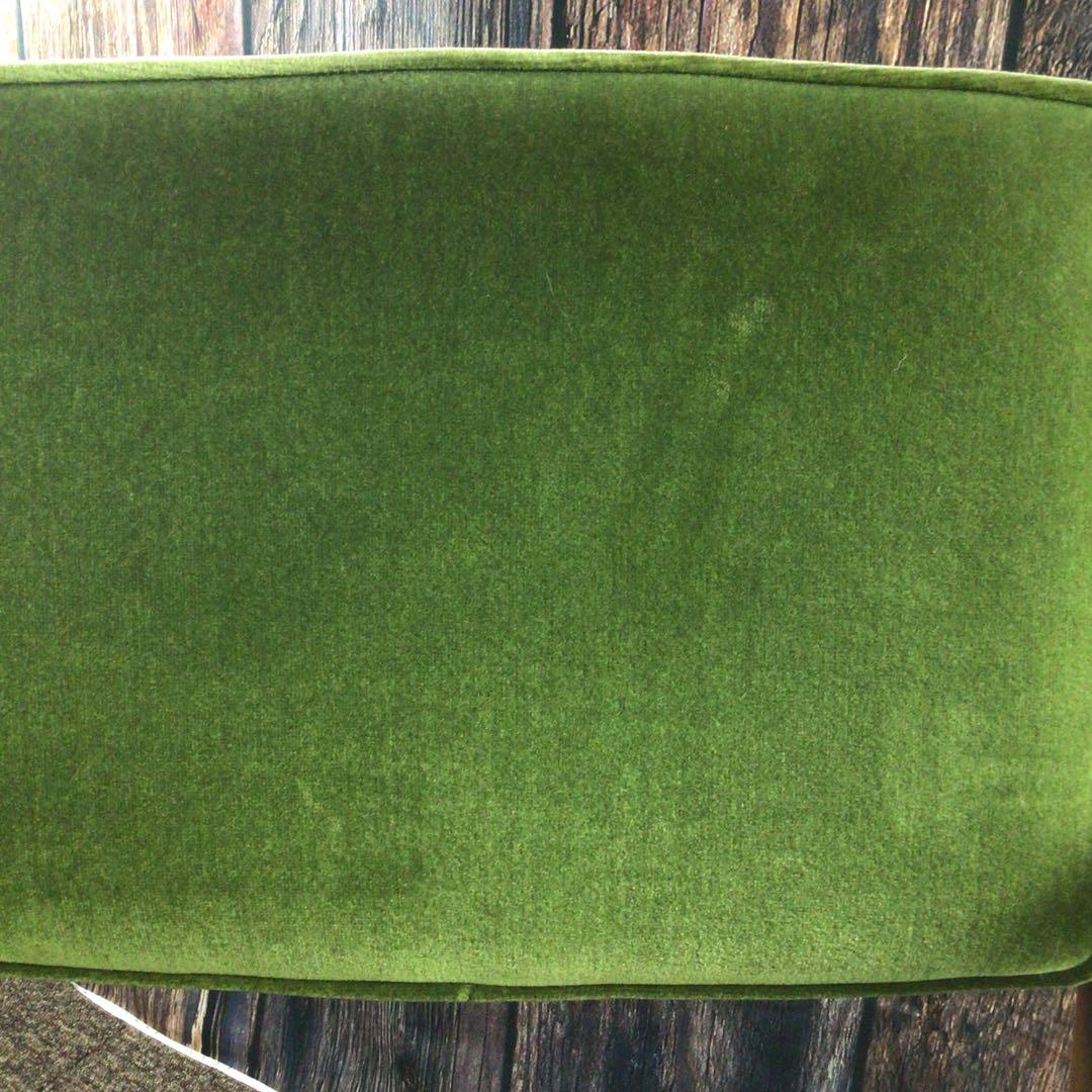 カリモク コロニアル デスクチェア グリーン オールドカリモク