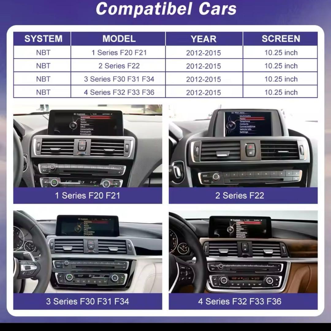 10.25インチタッチスクリーン F30/F31 (2013-2015)