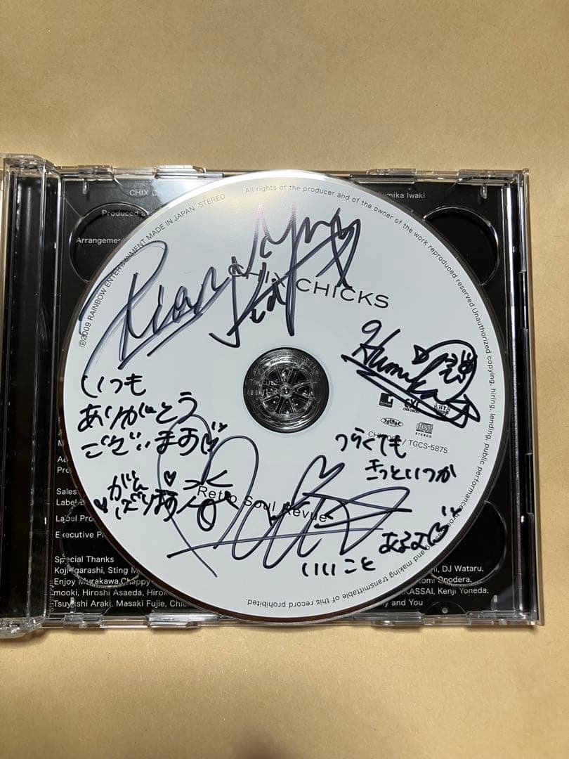 CHIX CHICKS Retro Soul Revue 直筆サイン入りCD
