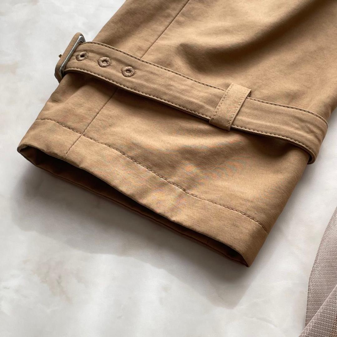 【新品】MUVEIL　プリーツトレンチコート オーガンジー　マキシ丈　40　L