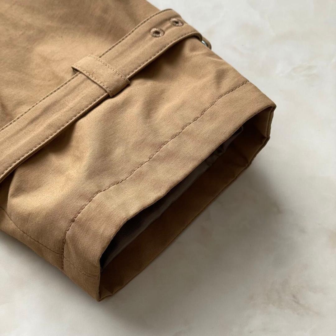 【新品】MUVEIL　プリーツトレンチコート オーガンジー　マキシ丈　40　L