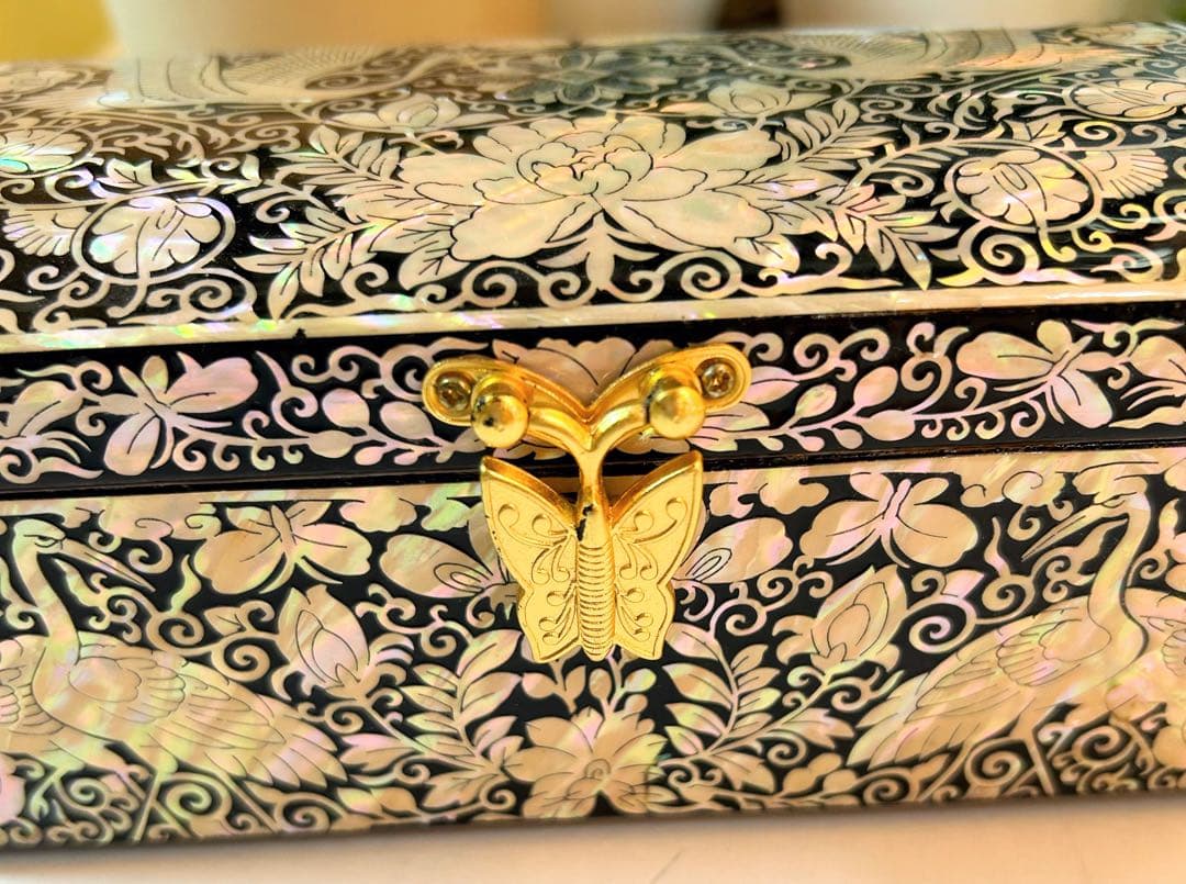 螺鈿細工　小物入れ