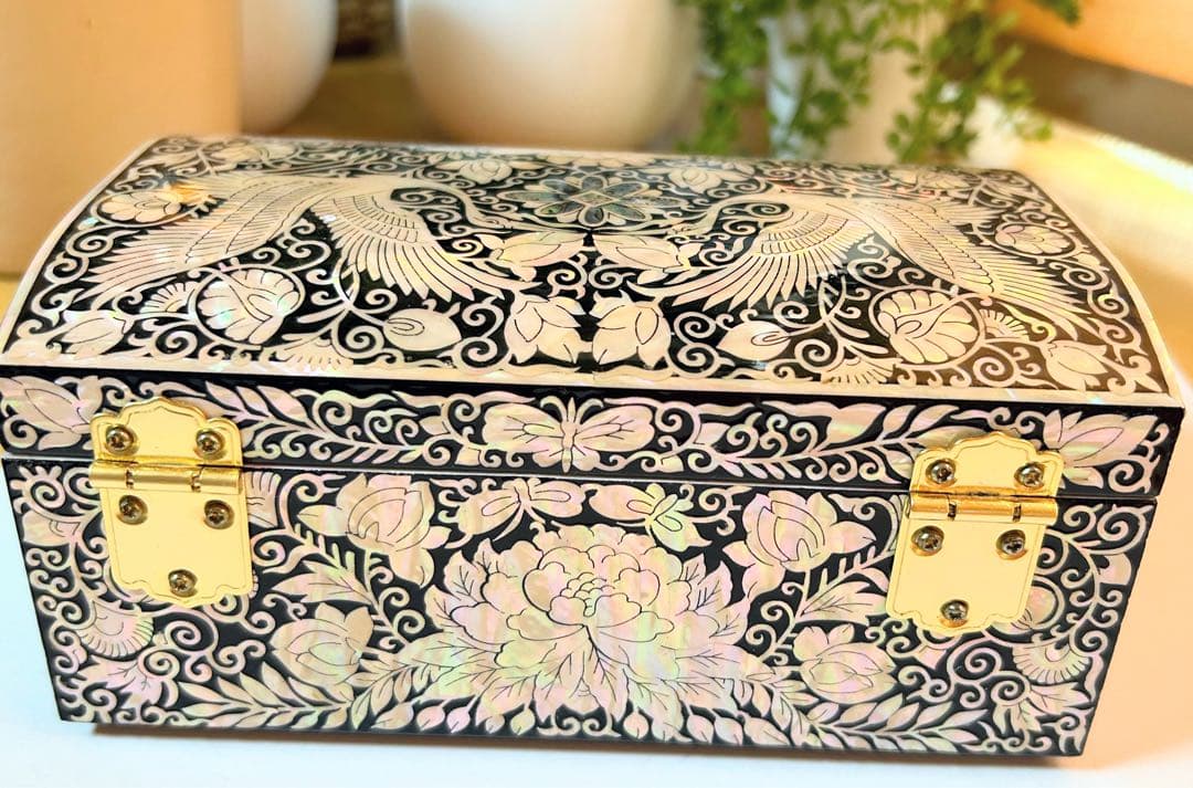 螺鈿細工　小物入れ