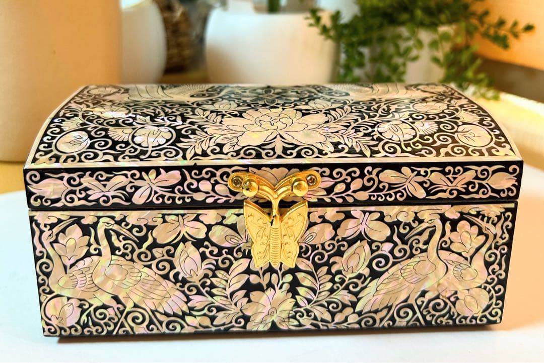 螺鈿細工　小物入れ