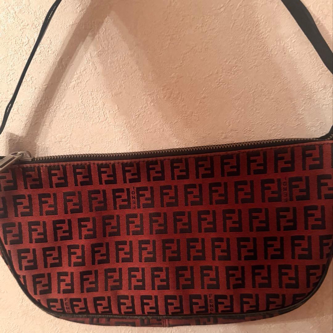 FENDI フェンディ FF柄 ズッキーノ ズッカ柄 ロゴ ハンドバッグ