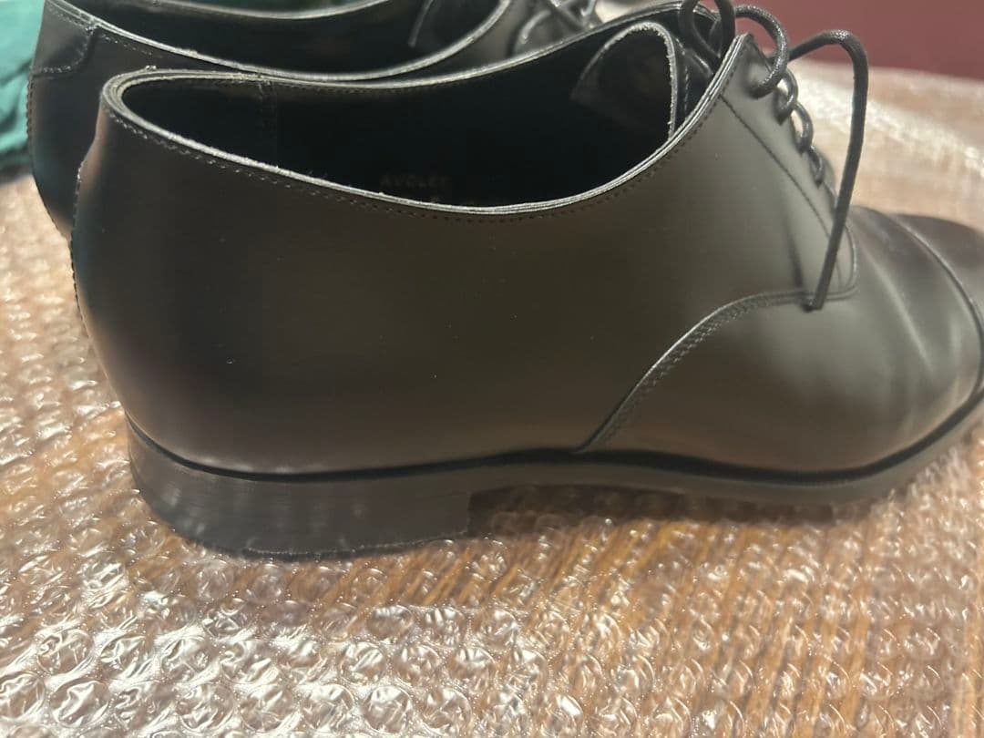 Crockett Jones ブラックドレスシューズ ビジネス　黒　8.5