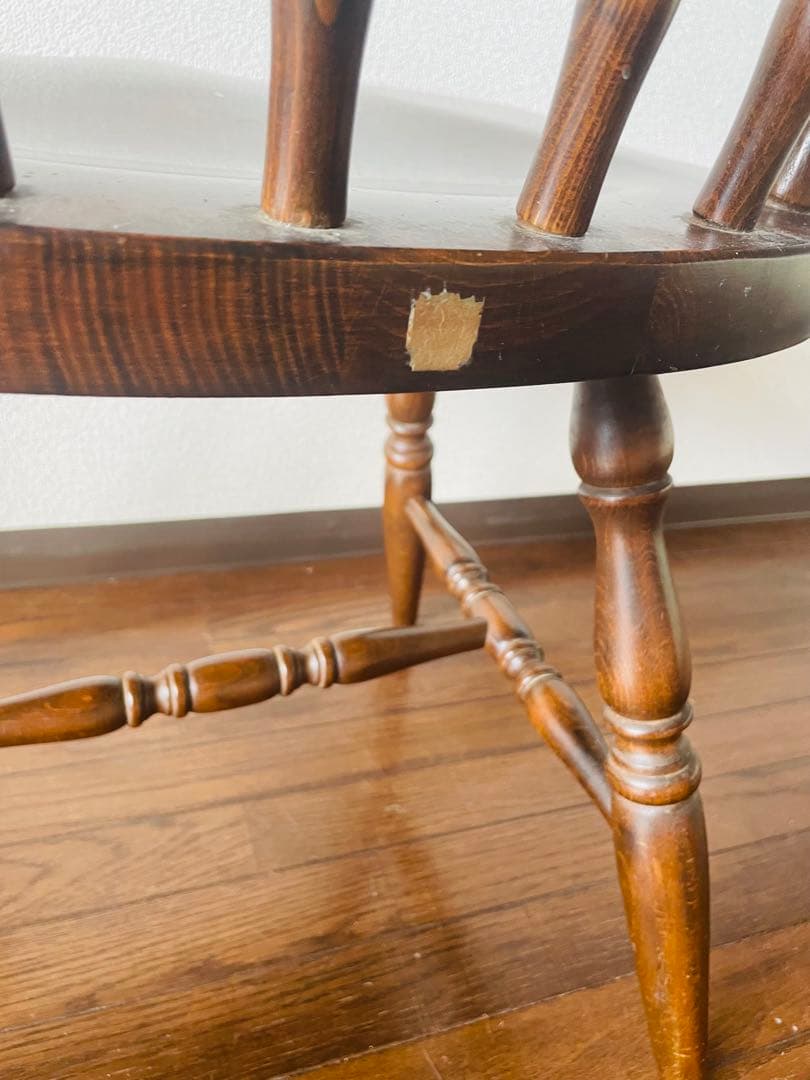 飛騨家具　キツツキ　ダイニングチェア　ウィンザーチェア　アンティーク