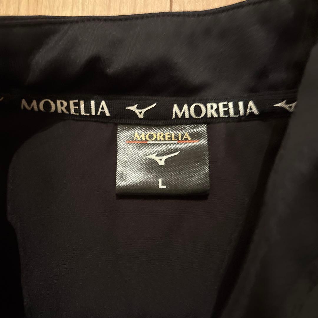 MORELIA ピステウェアセット Lサイズ ブラック/レッド　モレリア