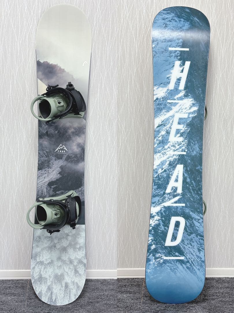 44超美品❗️超豪華❗️HEAD メンズスノーボードセット★スノボ151cm+ビン付