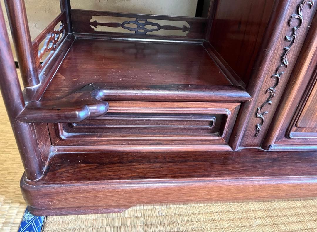 S*m様 茶箪笥 飾り棚 茶棚 レトロ アンティーク①