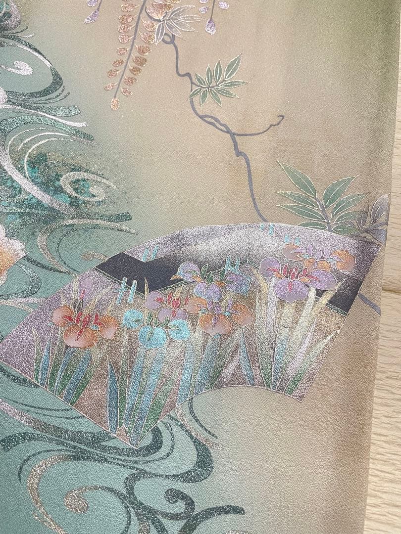 訪問着フルセット　金銀彩　螺鈿　高級　正絹　結婚式