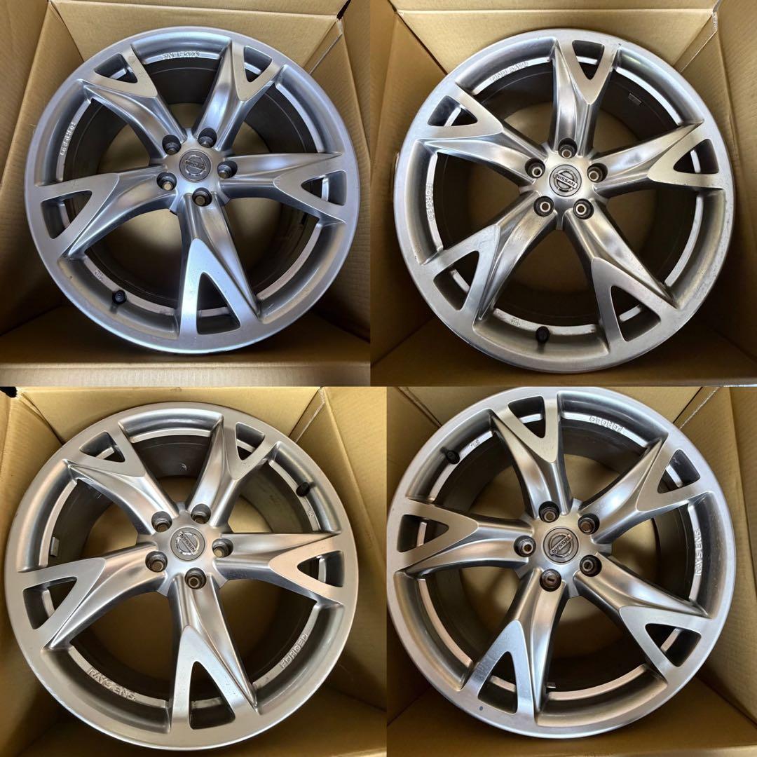 フェアレディーZ Z34ホイール　純正　前期　RAYS 19インチ4本